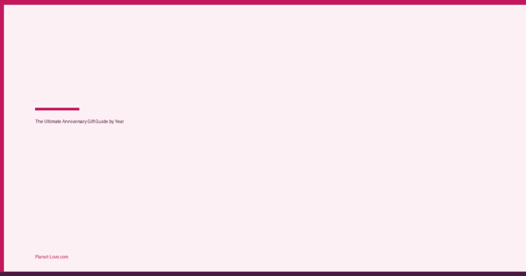 The Ultimate Anniversary Gift Guide by Year