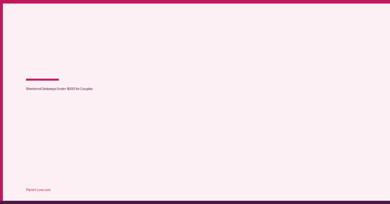 Weekend Getaways Under 00 for Couples